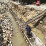 Masyarakat Kutambaru Apresiasi Pengerjaan Proyek Rehab-Rekon Di Sungai Lawe Kisam