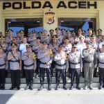Kapolda Aceh Irjen Ahmad Haydar Memipin Serah Terima Jabatan (sertijab) Enam Pejabat Utama Dan Enam Kapolres