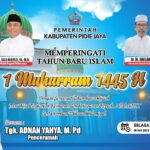 Sambut 1 Muharam 1445 H, Pemkab Pijay Gelar Tabligh Akbar di Mesjid Pendopo