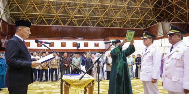 Pejabat Gubenur Aceh Lantik Pj Bupati dan Wali Kota