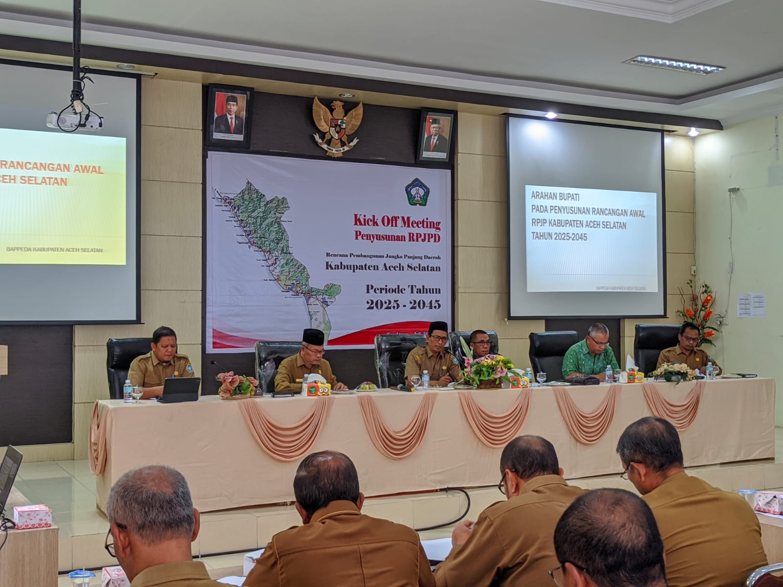 Pemkab Aceh Selatan Kick Off Meeting Persiapan Penyusunan RPJPD Periode Tahun 2025-2045.