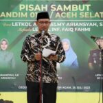 Malam Pisah Sambut Dandim 0107/Aceh Selatan Berlangsung Khidmad dan Penuh Haru