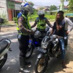 Satlantas Polres Aceh Tamiang Lakukan Patroli Hunting di Kota Kuala Simpang