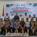 Pemkab Aceh Selatan Hadiri Penyerahan Sertifikat Tanah Wakaf Dalam Memperingati HBA ke 63