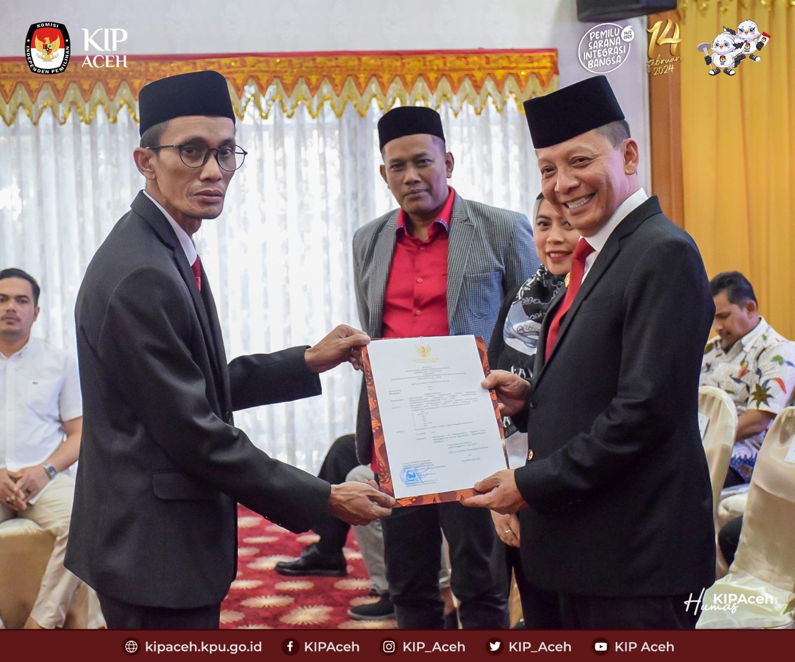 Saiful S.E Terpilih Secara Aklamasi Sebagai Ketua KIP Aceh Periode 2023-2028