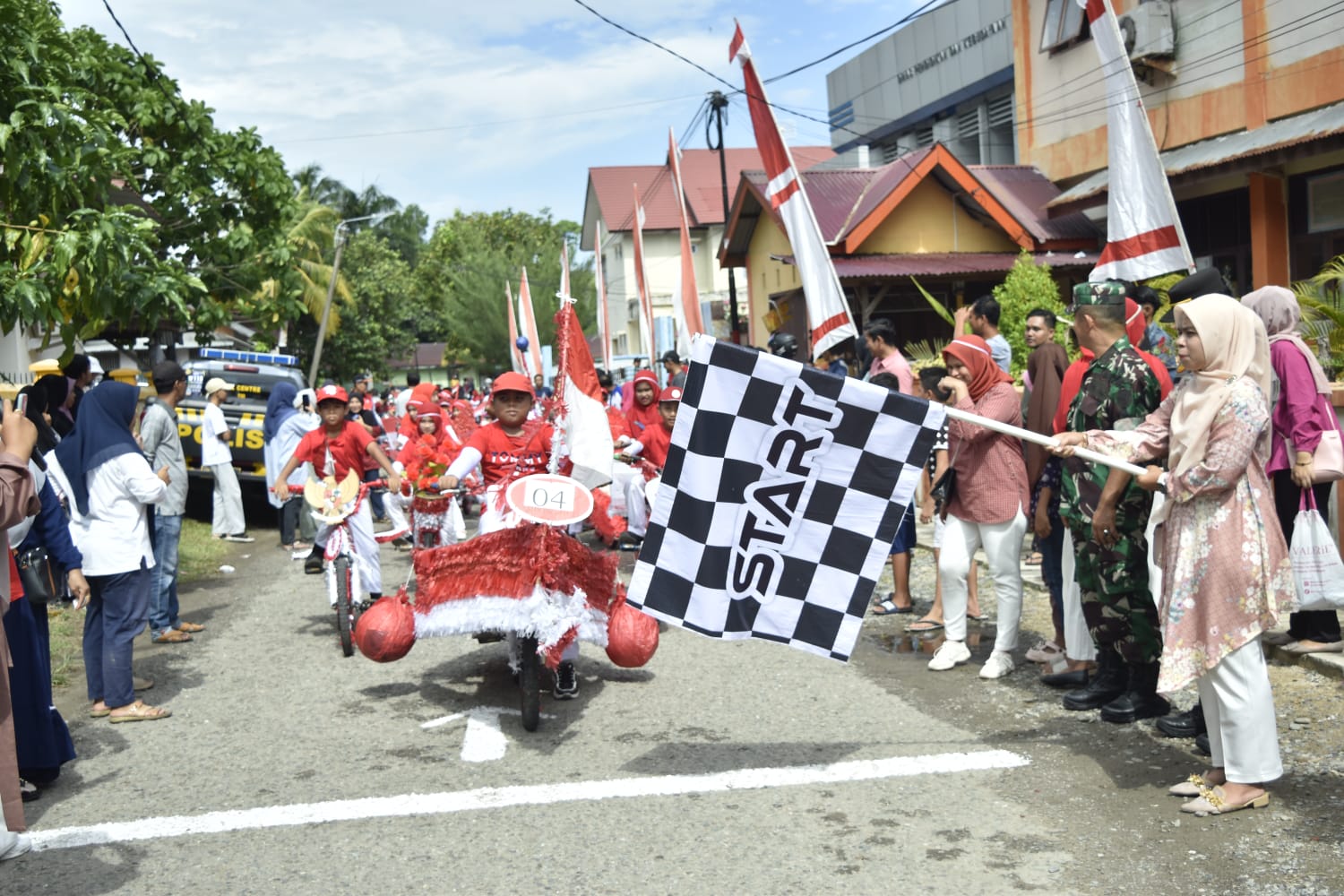 Pemkab Aceh Selatan Gelar Lomba Sepeda Hias, Menjelang HUT RI ke 78