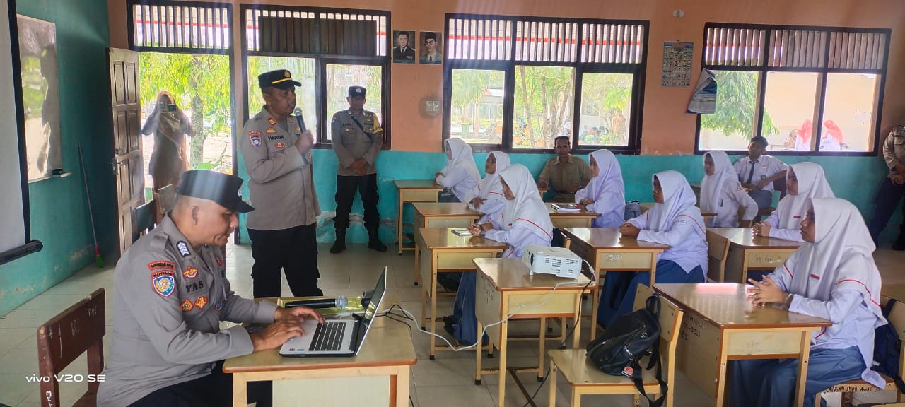 Polres Aceh Selatan sosialisasi Kamtibmas Ops Bina Kusuma Di Kecamatan Samadua dan Sawang