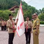 Lepas Kontingen Rainas Pramuka ke Cibubur Ini Pesan Sekda Aceh Selatan