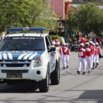 Polres Aceh Selatan Turunkan Personel Untuk Lakukan Pengamanan Lomba Gerak Jalan Hut RI