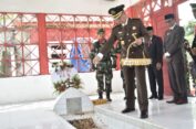 Dandim Aceh Selatan Ikuti Upacara Ziarah Nasional di Taman Makam Pahlawan Cut Ali