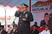 Kapolres Pidie Jaya Bertindak Sebagai Irup Penurunan Bendera Merah Putih HUT Kemerdekaan