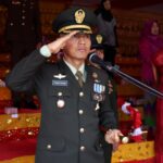 Dandim Aceh Selatan Pimpin Upacara Penurunan Bendera HUT RI ke 78
