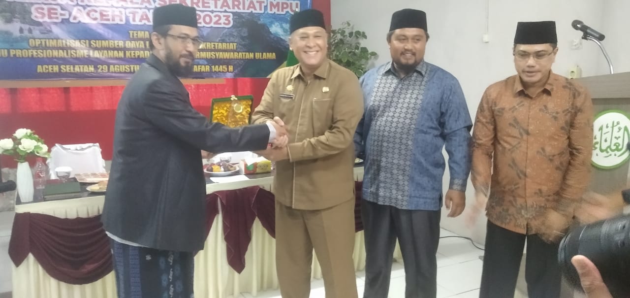 Rapat Kerja MPU di Aceh Selatan, Ini Harapannya kedepan