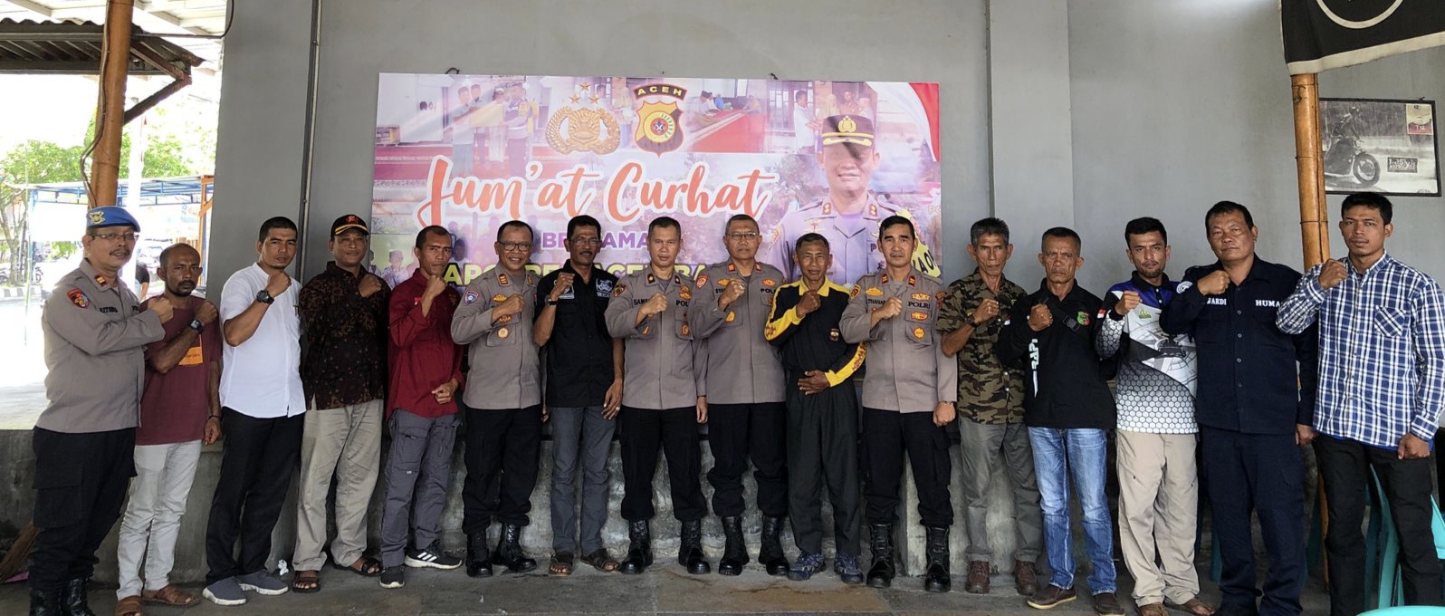 Gelar Jum’at Curhat,Wakapolres Aceh Barat Komitmen Dalam Menjaga Kamtibmas Yang Kondusif