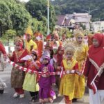 Meriahkan HUT ke 78 Kemerdekaan RI, Siswa-siswi SDN Lhok Keutapang Gelar Karnaval