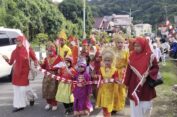 Meriahkan HUT ke 78 Kemerdekaan RI, Siswa-siswi SDN Lhok Keutapang Gelar Karnaval