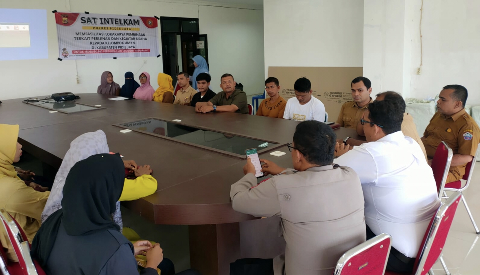 Polres Pidie Jaya Fasilitasi Lokakarya Perizinan UMKM