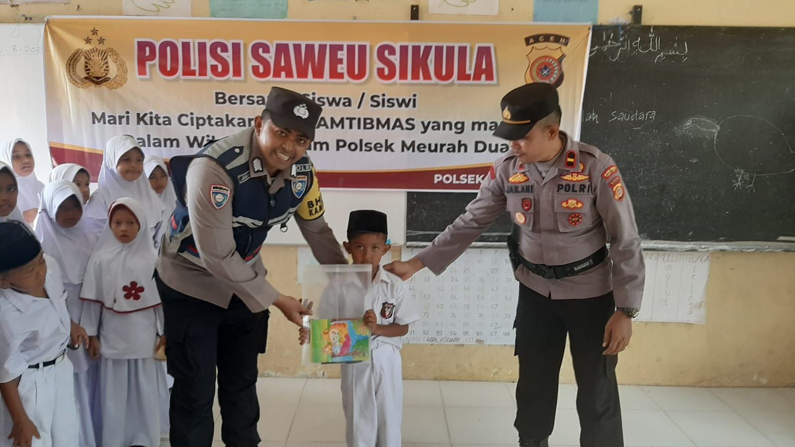 Saweu Sikula, Ini Harapan Polisi Kepada Siswa SDN 5 Meurah Dua