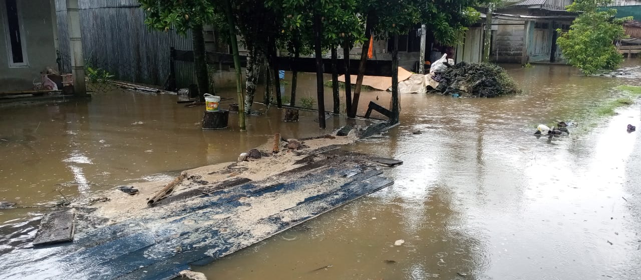 Dua Kecamatan Di Kabupaten Simeulue Terendam Banjir Akibat Intensitas Hujan Yang Tinggi
