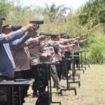 Polres Aceh Selatan Laksanakan Asah Kemampuan Latihan Menembak