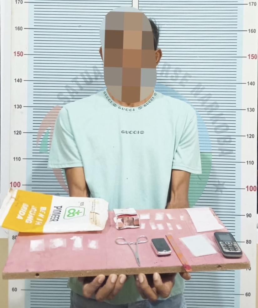 Polres Pijay Ringkus Satu Orang Penyalahguna Narkoba di Kecamatan Bandar Baru