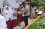 Polsek Samadua Salurkan 50 Buku Bacaan di SDN 3