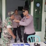 Berikan Ucapan Selamat HUT TNI ke-78 Polsek Jajaran Polres Aceh Selatan Kunjungi Koramil.