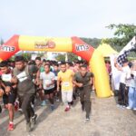 Dandim 0107/Asel Lepas Peserta Lari 5 K dan Jalan Santai Pada Acara Memperingati Hari Sumpah Pemuda ke 95 di Aceh Selatan