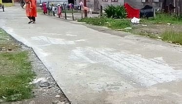Pekerjaan Jalan Rabat Beton Desa Lawe Sumur Sepakat Agara Diduga Tidak Sesuai Spesifikasi
