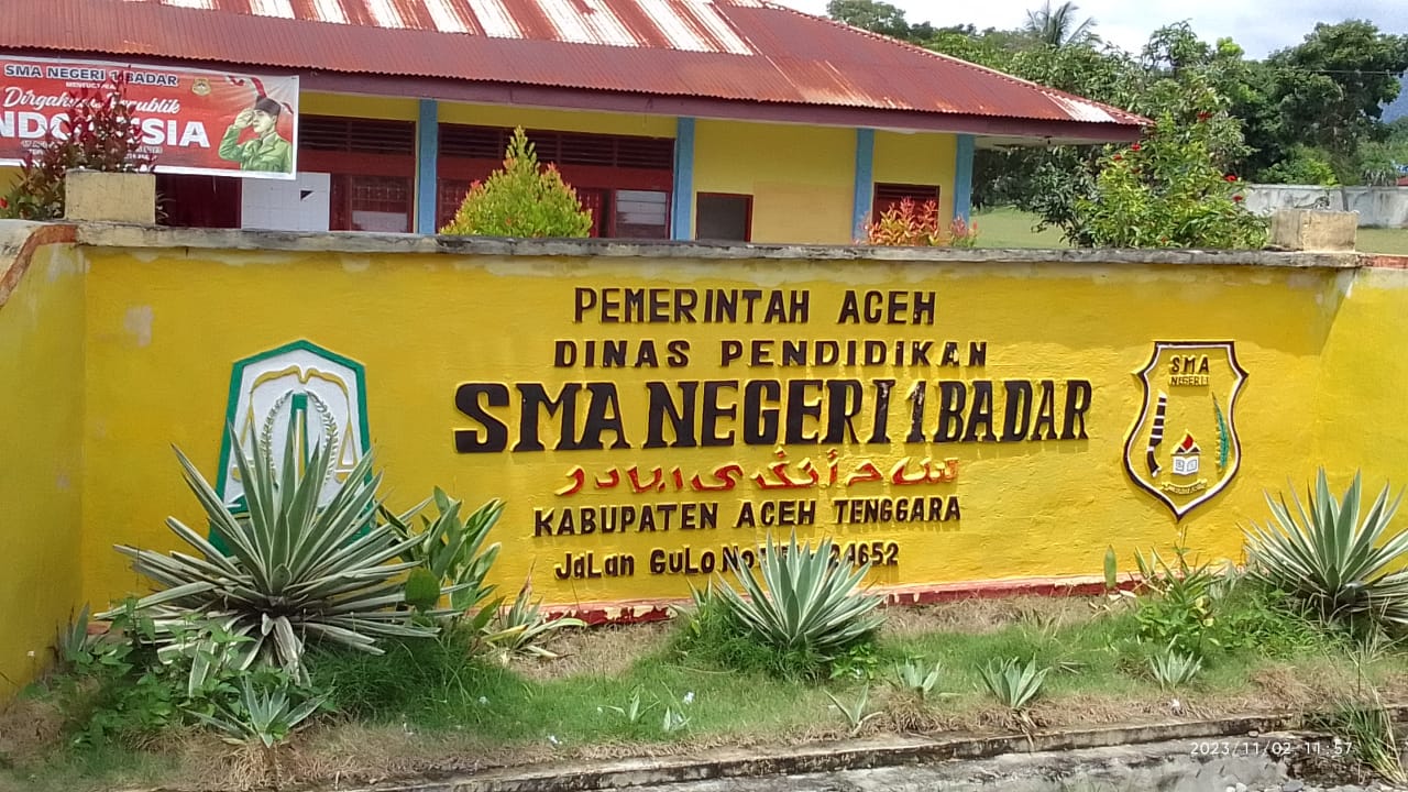 SMAN I  Badar Agara Gunakan Dana BOS Miliaran Diduga Bermasalah