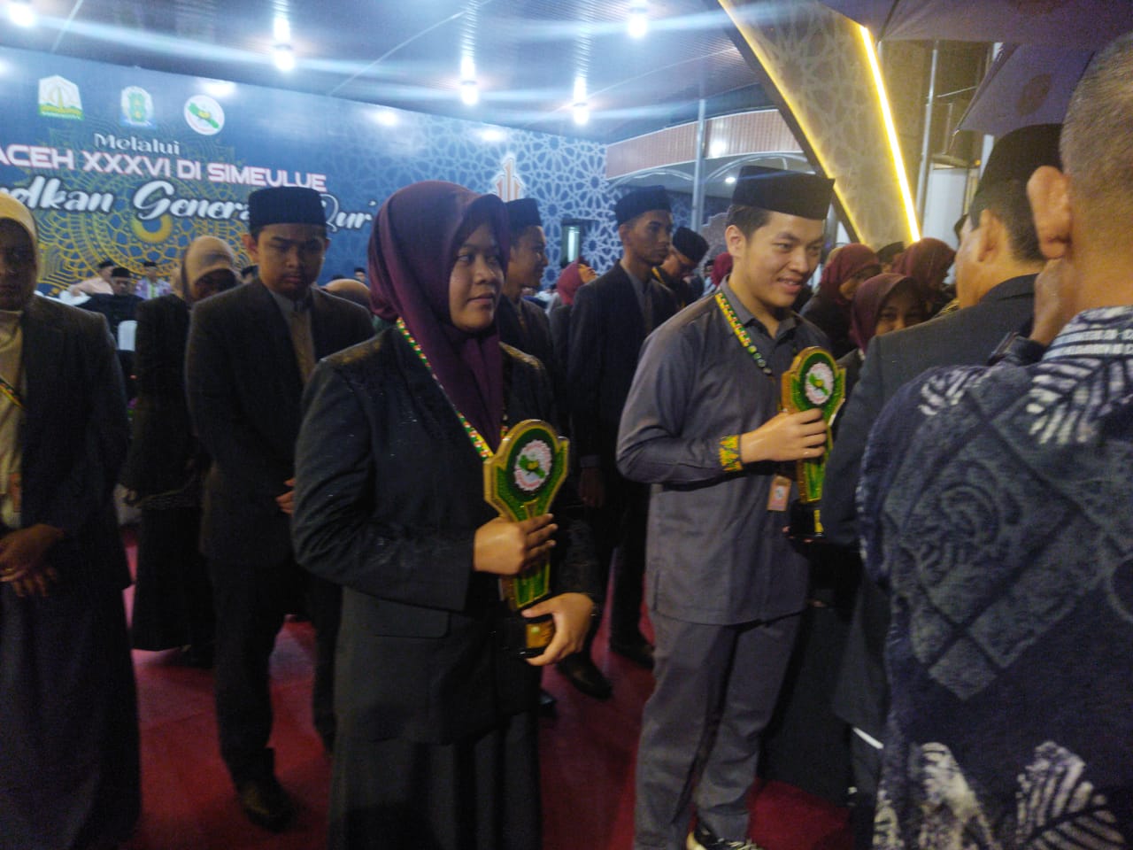 Aceh Selatan Raih Juara Umum III MTQ XXXVI Tingkat Provinsi Aceh Di Simeulue.