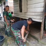 Wujudkan Impian Rakyat, Kodim 0107/Aceh Selatan Lakukan Rehab Rumah Warga Kurang Mampu