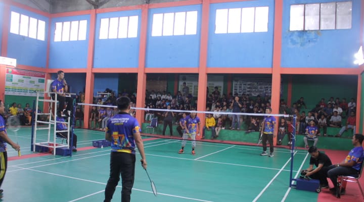 Pj Bupati Aceh Selatan Resmi Membuka Turnamen Batminton Bupati Cup II Tahun 2023