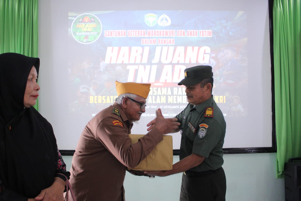 Kodim 0107/Aceh Selatan Gelar Penyantunan Vetaran, Warakauri dan Anak Yatim