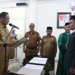 Zirhan, SP di Lantik Sebagai Direktur BUMD PD Fajar Selatan