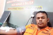 Satgas SAR Aceh Turut Berpartisipasi Dalam Kegiatan Donor Darah Dalam Rangka HUT ke 52 Badan Nasional Pencarian dan Pertolongan 