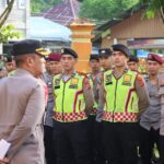Kapolres Pimpin Apel Gabungan Persiapan Pengamanan Pleno Tingkat Kabupaten Aceh Selatan