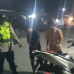 Antisipasi Balap Liar, Polres Aceh Selatan Dan Polsek Jajaran Lakukan Patroli malam.