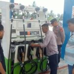 Polsek Kluet Selatan Cek SPBU Guna Antisipasi Kecurangan Penjualan BBM