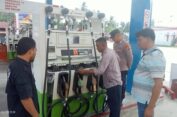 Polsek Kluet Selatan Cek SPBU Guna Antisipasi Kecurangan Penjualan BBM