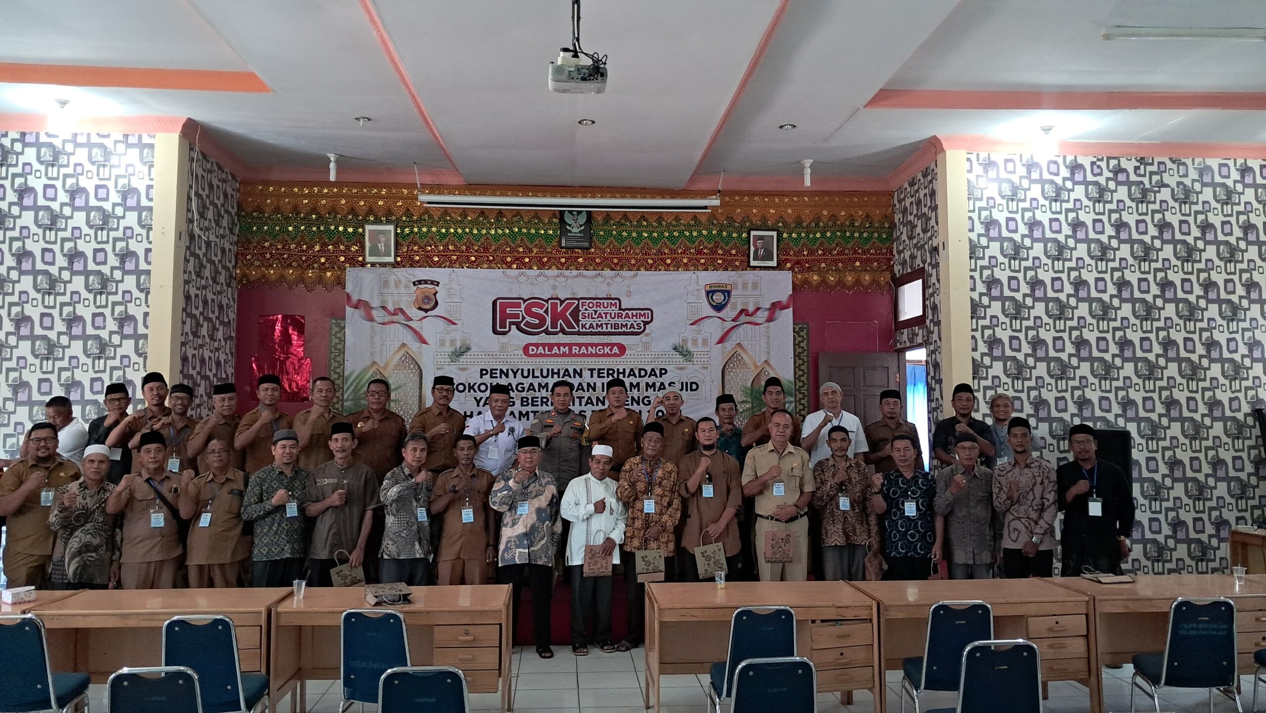 Polres Aceh Selatan Gelar Forum Silahturahmi Kamtibmas Bersama Para Kepala Desa dan Tokoh Agama