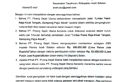 PT PSU Mengingkari Surat Pernyataannya Sendiri, Dengan Menipu Pemda Aceh Selatan