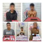 Satresnarkoba Polres Aceh Selatan Amankan 5 orang Pelaku Penyalahgunaan Narkoba Dalam Satu Malam.
