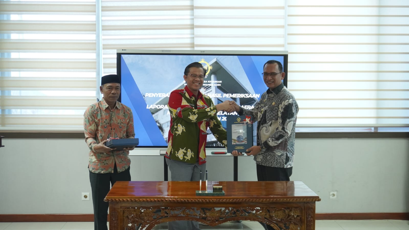 Pemerintah Kabupaten Aceh Selatan Kembali Memperoleh Opini Wajar Tanpa Pengecualian (WTP) Tahun 2024