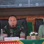 Danrem 012/Teuku Umar Kunjungi Prajurit Dan Persit Kodim 0107/Aceh Selatan, Ingatkan Jauhi Narkoba Dan Judi Online