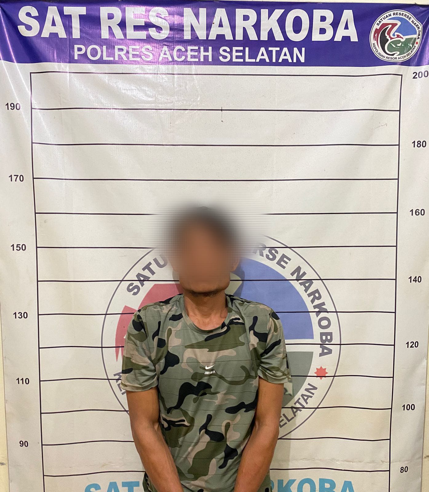 Hendak Melarikan Diri ke Medan, Pemilik Ladang Ganja Ditangkap Satres Narkoba Aceh Selatan