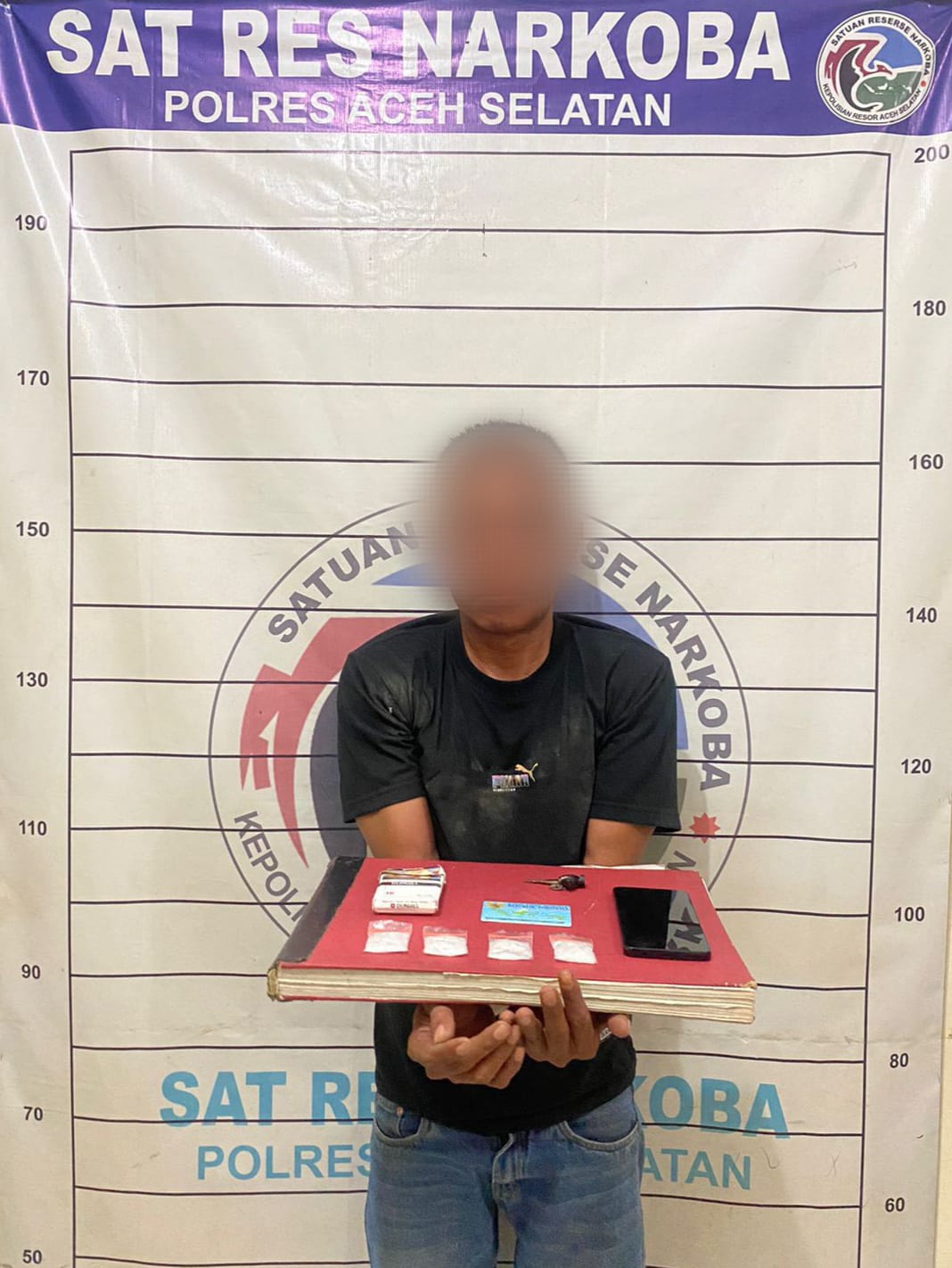 Pelaku Penyalahgunaan Narkotika Kembali Diamankan Oleh Satres Narkoba Polres Aceh Selatan.