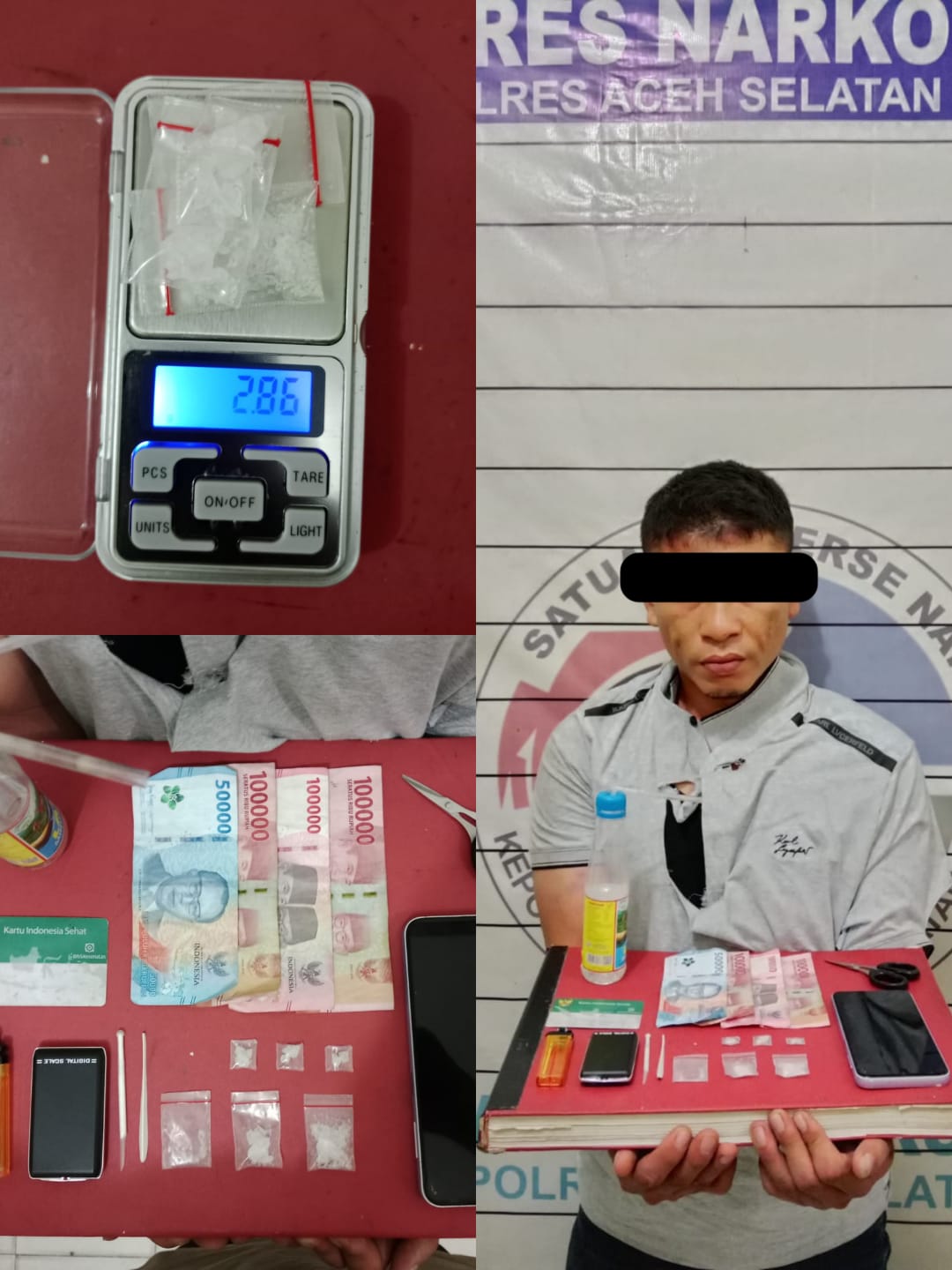 Satresnarkoba Polres Aceh Selatan Kembali Amankan Seorang Penyalahgunaan Narkoba.