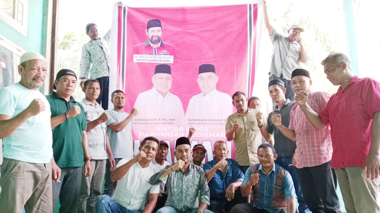KPA Daerah III Wilayah Lhok Tapaktuan, Dukung Darmansah Dan Sudirman NJ Untuk Maju Sebagai Cabup-Cawabup Aceh Selatan