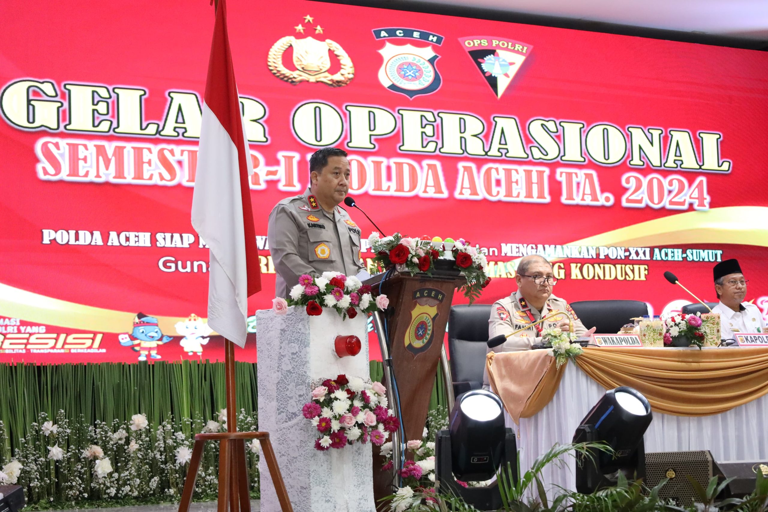 Kapolda Aceh Buka Gelar Operasional Semester Satu Tahun 2024